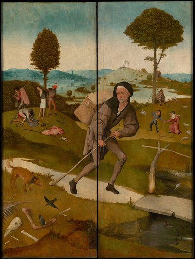 Le triptyque de Haywain, vers 1516 (extérieur) - Hieronymus Bosch