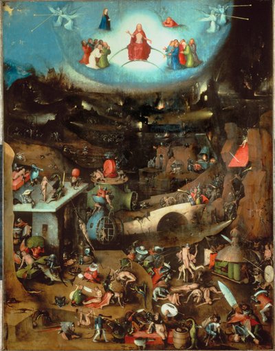 Le Jugement dernier, panneau central (huile sur bois de chêne) - Hieronymus Bosch