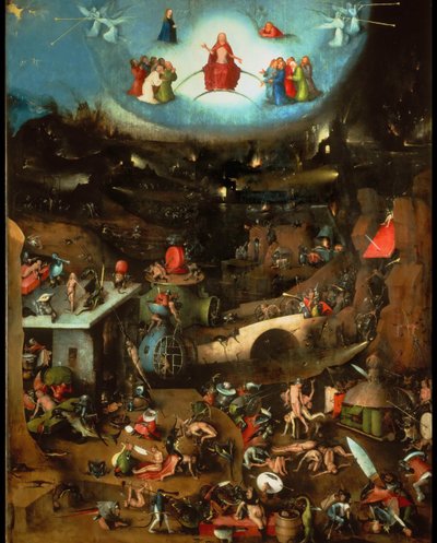 Le Jugement dernier Triptyque, panneau central, ca 1485 - Hieronymus Bosch