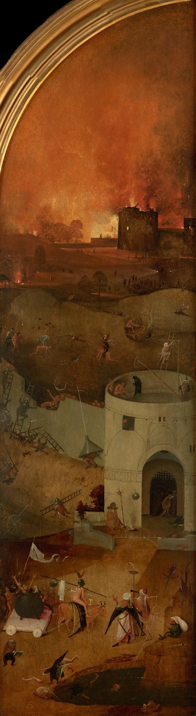 Le Jugement Dernier Triptyque, panneau droit, vers 1490-1510 - Hieronymus Bosch