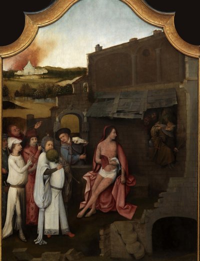 Triptyque de Job panneau central, premier quart du 16ème siècle - Hieronymus, Bosch