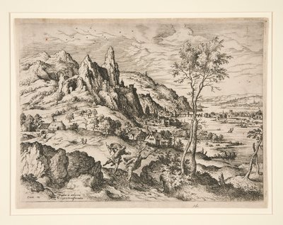 Daphné poursuivie par Apollon - Hieronymus Cock