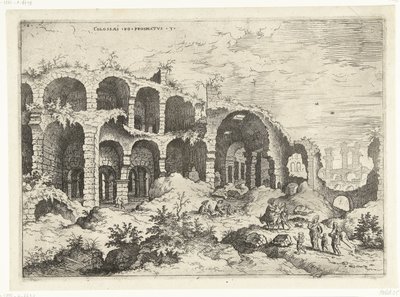Troisième vue du Colisée à Rome - Hieronymus Cock