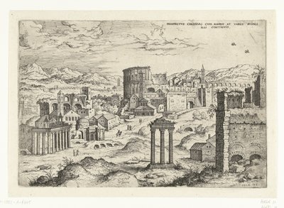 Vue du Forum Romain - Hieronymus Cock