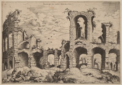 Deuxième vue du Colisée - Hieronymus Cock