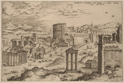 Vue du Forum - Hieronymus Cock