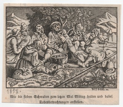 Les Souabes autour du pot de boulette - Hieronymus Heinrich Jakob Ritschl von Hartenbach