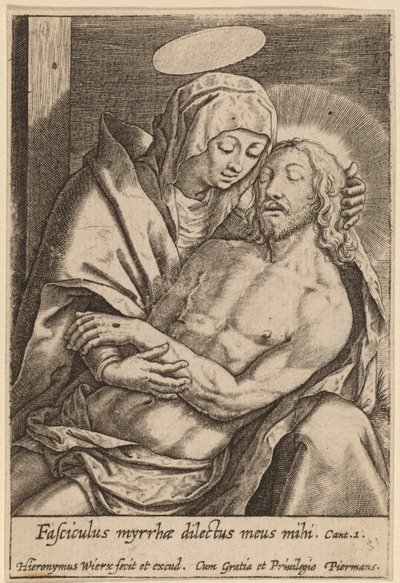Fasciculus myrrhae dilectus meus mihi - Hieronymus Wierix