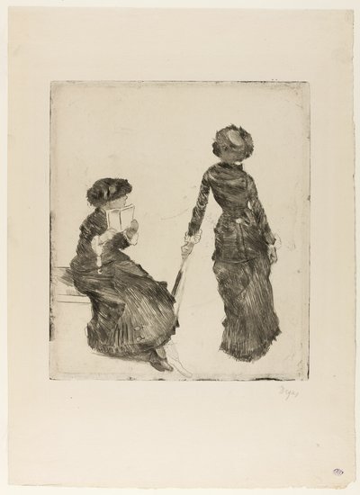 Mary Cassatt au Louvre : La galerie étrusque - Hilaire Germain Edgar Degas