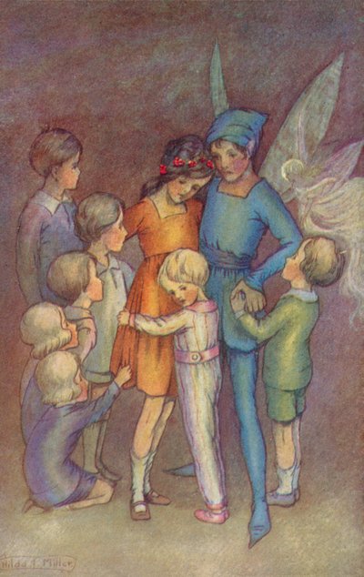 Peter Pan et Clochette - Hilda Theodora Miller