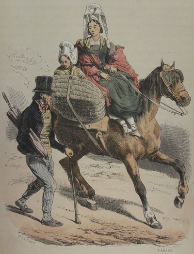 La Normandie Jules Janin illustration 161 - Hippolyte Bellange