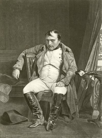 Abdication, Napoléon à Fontainebleau - Hippolyte Delaroche
