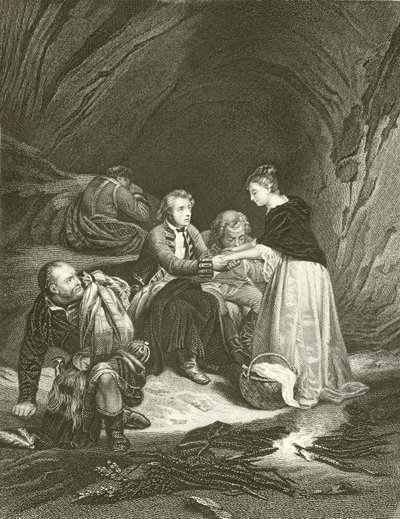 Charles Edward (le Prétendant) et Flora Macdonald - Hippolyte Delaroche
