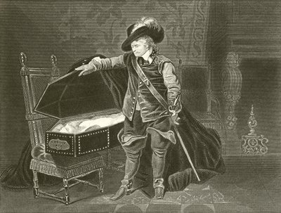 Cromwell regardant le corps de Charles Ier - Hippolyte Delaroche