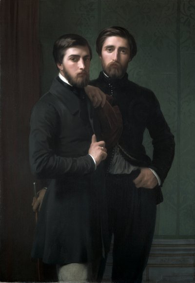 René-Charles Dassy et son frère Jean-Baptiste-Claude-Amédé Dassy - Hippolyte Jean Flandrin