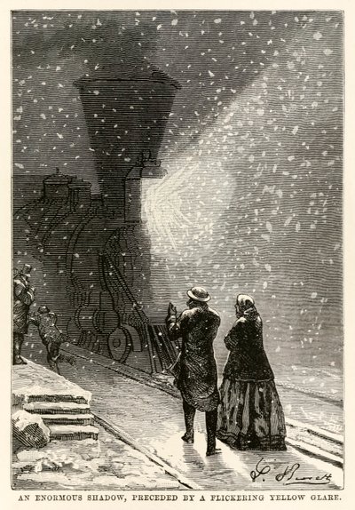 Une ombre énorme, précédée d