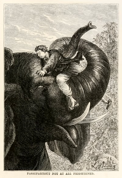 Passepartout pas du tout effrayé, d
