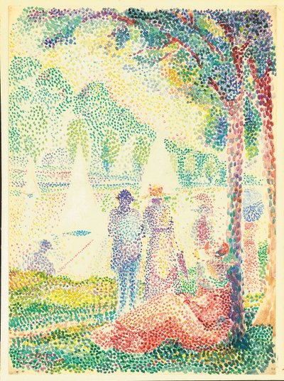 Dans le parc - Hippolyte Petitjean