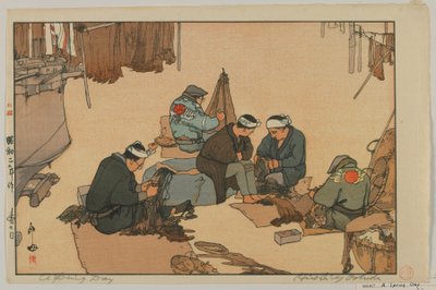 Un jour de printemps, époque Showa - Hiroshi Yoshida