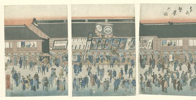 Activité dans la capitale orientale - Hiroshige (I) , Utagawa