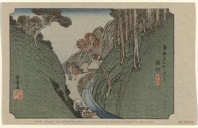 Okabe (No. 22 de Tôkaidô par Hiroshige) - Hiroshige (I) , Utagawa