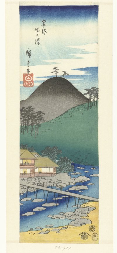 Tonosawa à Hakone - Hiroshige (I) , Utagawa