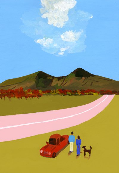 Un road trip avec le couple et leur chien. - Hiroyuki Izutsu