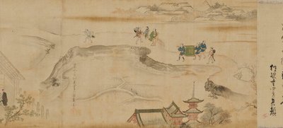Scènes des théâtres et des quartiers de plaisir de Yoshiwara - Hishikawa Moronobu