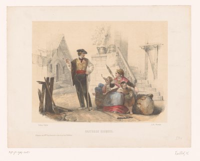 Famille en costumes basques - Hélène Feillet