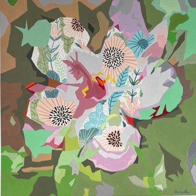 Abstrait floral #5, 2023 - Holly Boruck