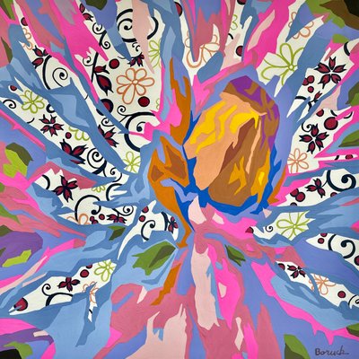 Abstrait floral #6, 2023 - Holly Boruck