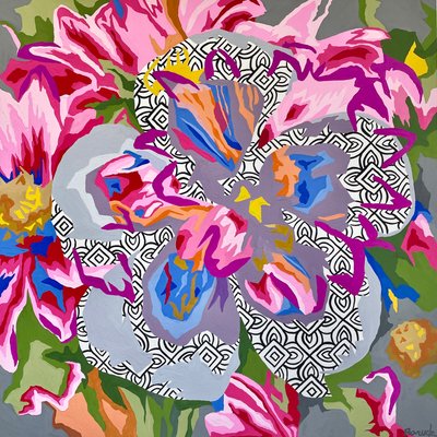 Abstrait floral #8, 2023 - Holly Boruck
