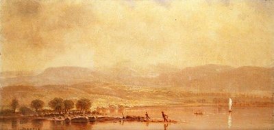 Matin brumeux sur la rivière Hudson - Homer Dodge Martin