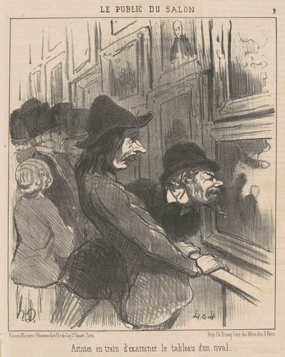 Artistes en train d