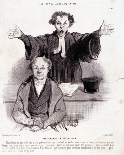 Caricature sur les divorces: Série 