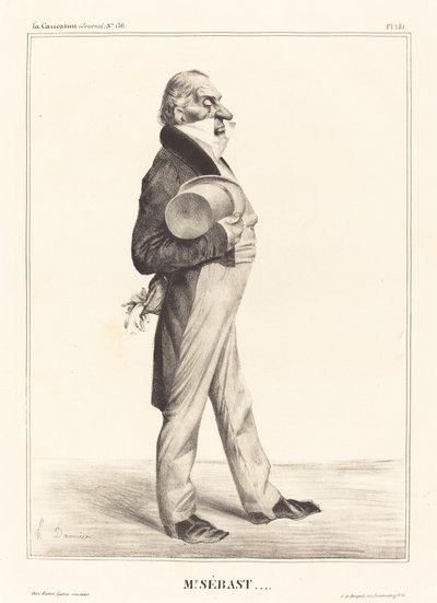 Comte Horace Sébastiani - Honoré Daumier