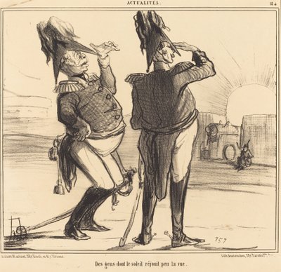 Des gens dont le soleil réjouit peu la vue - Honoré Daumier