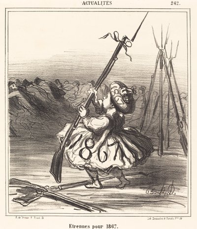Étrennes pour 1867 - Honoré Daumier
