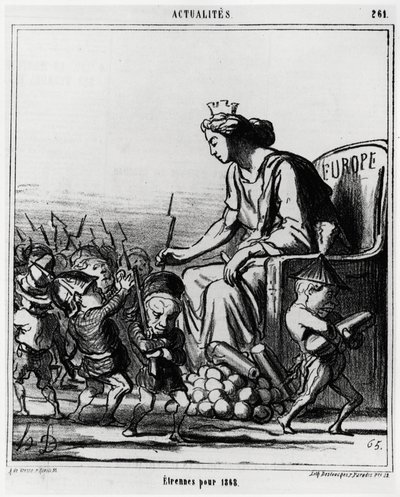Europe : étranger pour 1868. L