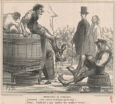 Impressions de vendanges - Honoré Daumier