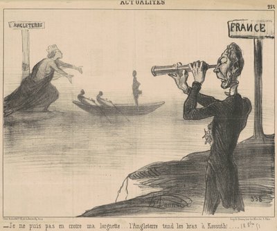 Je ne puis en croire ma lorgnette ... - Honoré Daumier