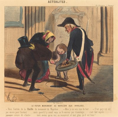 Le Futur Monument de Napoléon aux Invalides - Honoré Daumier