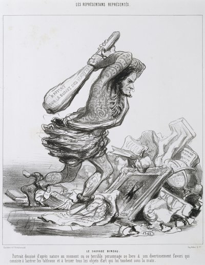 Le Sauvage Bineau - Honoré Daumier