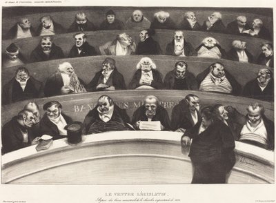 Le Ventre Législatif - Honoré Daumier
