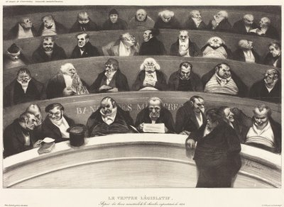 Le Ventre Législatif (The Legislative Belly) - Honoré Daumier