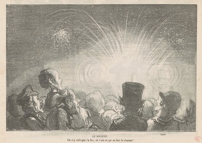 Le bouquet - Honoré Daumier