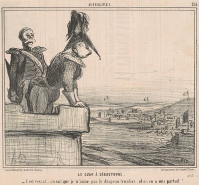 Le czar à Sébastopol - Honoré Daumier
