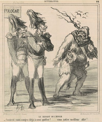 Le départ de l