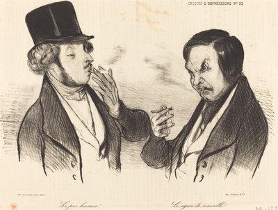 Le pur havane! Le cigare de Marseille - Honoré Daumier