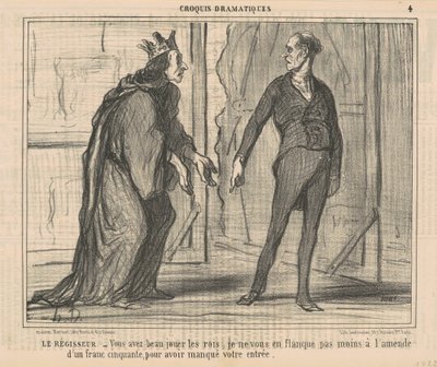Le régisseur - Honoré Daumier